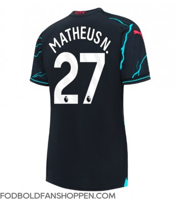 Manchester City Matheus Nunes #27 Tredjetrøje Dame 2023-24 Kortærmet